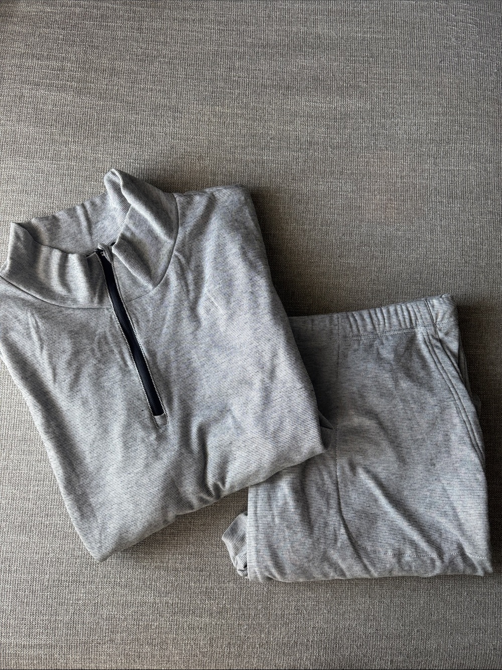NWT English Laundry Super Soft Textured Gray Jogger Lounge Set - XL